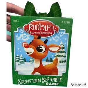 Funko Christmas Rudolph The Red-Nosed Reindeer Snowstorm Scramble Game New